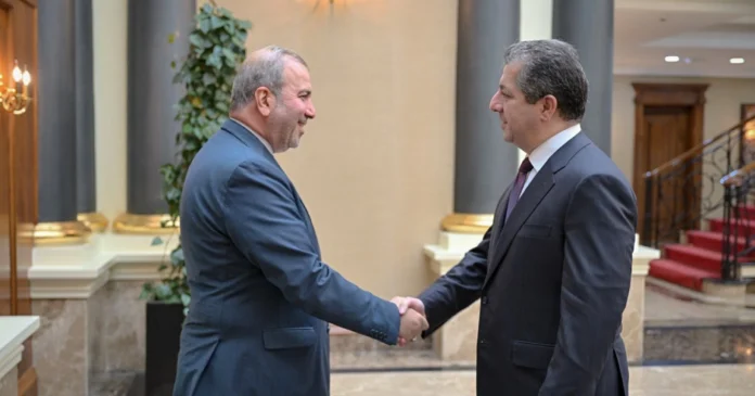 PM Barzani, Iranian Envoy Discuss Political and Economic Cooperation