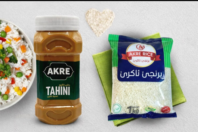 Kurdish Rice and Tahini Shipped to UK as Akre Strengthens Agricultural Exports