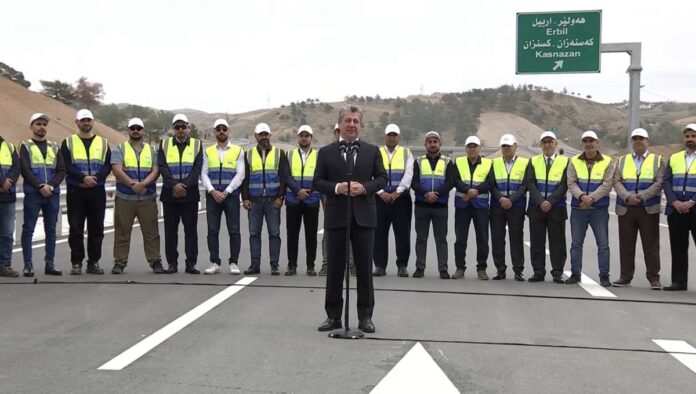 Strategic Kasnazan–Gomaspan Road Officially Opened
