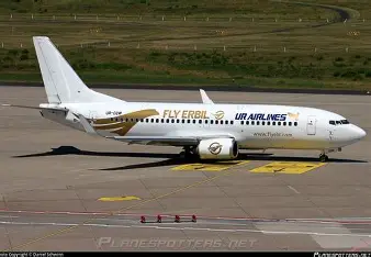 Fly Erbil Loses $6 Million Aircraft Due to the Ukraine War