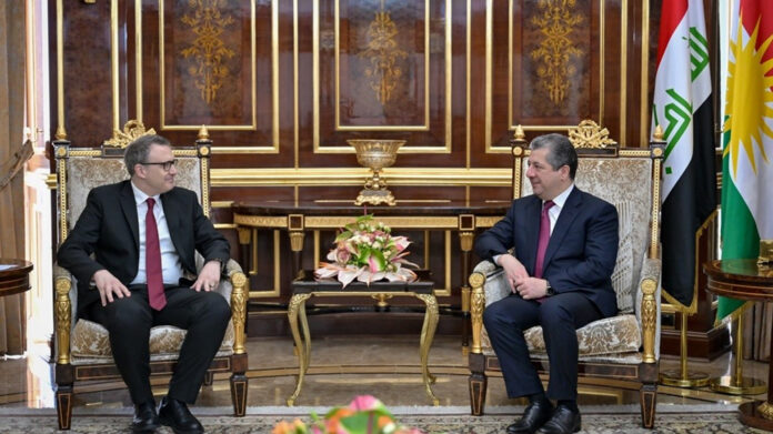 Prime Minister Barzani and Turkish Ambassador Discuss Trade Growth and Oil Exports Through Ceyhan