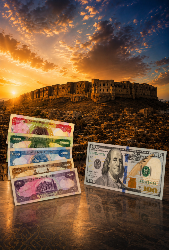Iraqi Dinar Falls Against the Dollar as Rising Cash Supply Pressures Currency Market